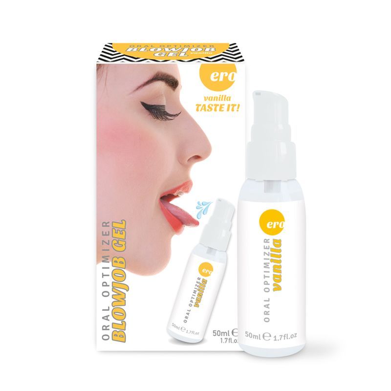 <p>Enjoy more pleasure during your next oral encounter with this 50ml (1.7oz) sized Ero Vanilla Oral Optimizer Blowjob Gel by Hot Production.</p>