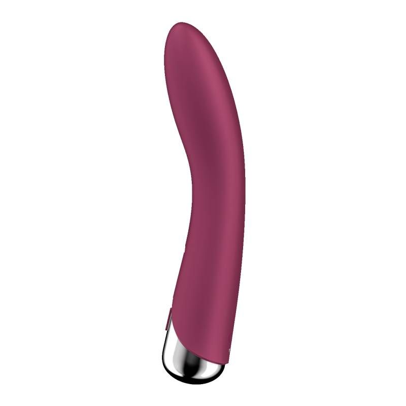 it's not just a spot – it's more like a zone. This vibrator expertly massages it with its rotating head: the Satisfyer Spinning Vibe 1 features 5 rotation speeds (clockwise as well as counterclockwise) and only you decide whether you like it slow or fast. This kind of stimulation feels very natural – an intensely beautiful experience! Enhance this feeling by switching on the vibration: 12 vibration programs