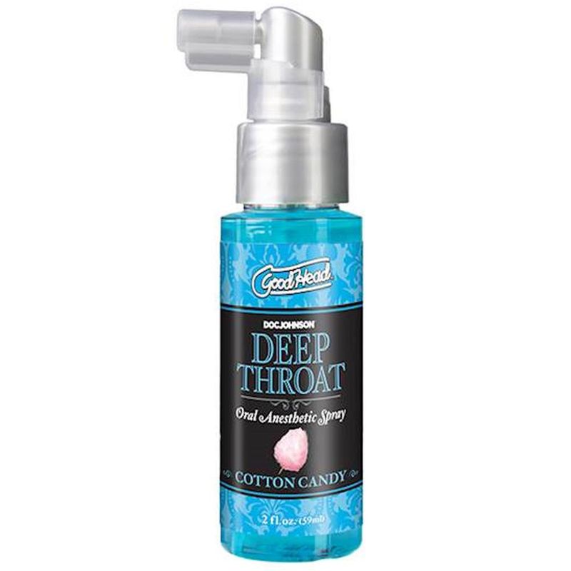 but many people find it difficult to accommodate their partner’s full manhood. Doc Johnson presents GoodHead Deep Throat Spray