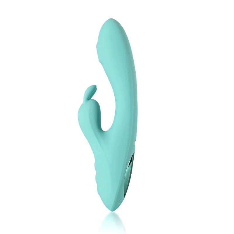Indulge in both internal and external pleasure with the Arosum G-Rabbit vibrator.