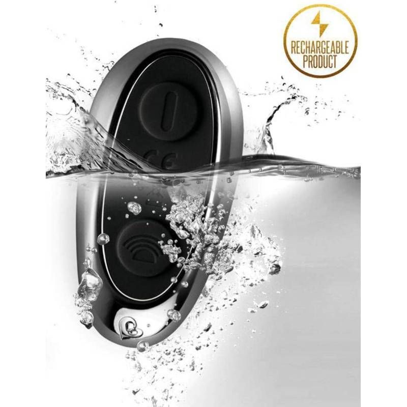 Rocks-off the-vibe anal and cock and ball vibrator with remote control is whisper quiet and easy to operate at the touch of a button.