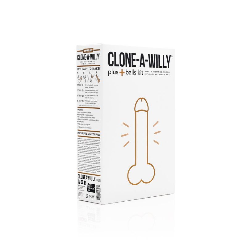 vibrating silicone copy of any penis and balls