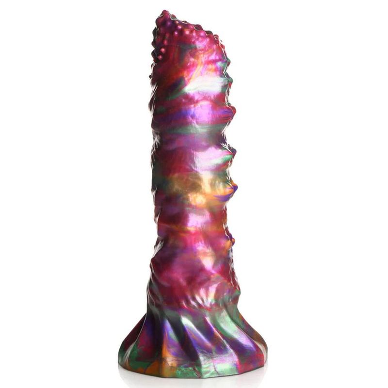 textured shaft from Creature Cocks is one of the most colorful yet with a mix of rich
