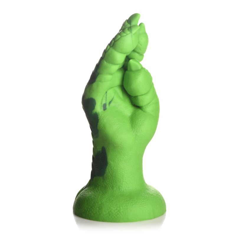 or other mythical creature? This Creature Cocks Raptor Claw is the perfect addition to your kinky collection! This green hand has scales on it