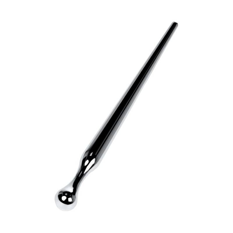 This sounding urethral plug is a needle with a gradually expanding conical shape.