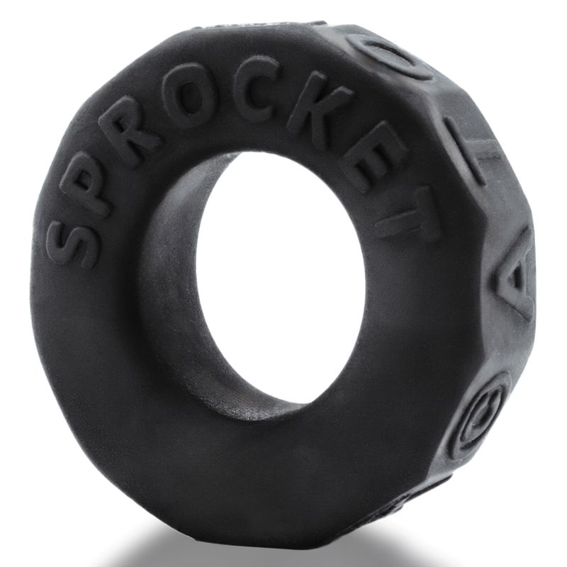 OXBALLS new SPROCKET cockring NIGHT EDITION in our lush rubbery SILSOFT SILICONE blend and a smooth