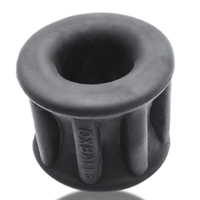 OXBALLS BALLER rib-stretch NIGHT EDITION max-tall ball stretcherin our lush rubbery SILSOFT SILICONE blend and a smooth