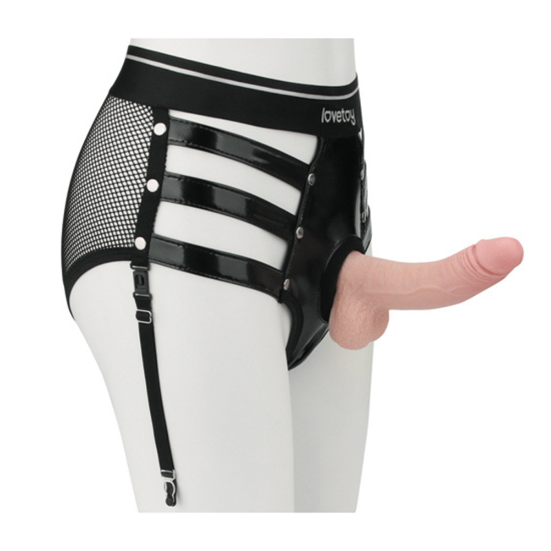 a daring blend of PU and superior mesh paneling design that redefines the essence of modern sensuality. This set