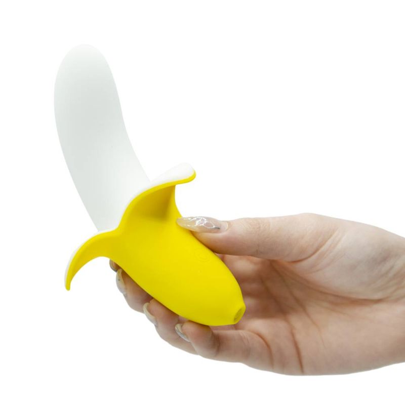 This cool smooth silicone Banana Vibrator/Massager comes with 10 different vibration modes including constant vibration