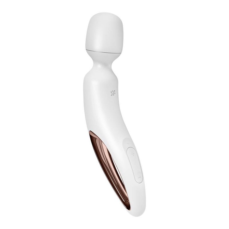 Tension got you tied up? Let the Satisfyer Wand-erland work its magic. Intense vibrations and a velvety-soft touch transform this wand into a tantalizing experience