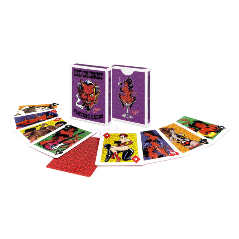 Go all-in with these nude playing cards by popular artist Coop