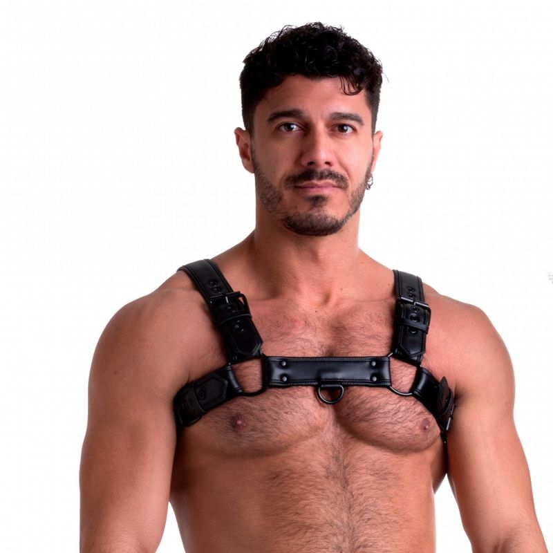 <div>Introducing our Vegan Bulldog Harness – the epitome of style