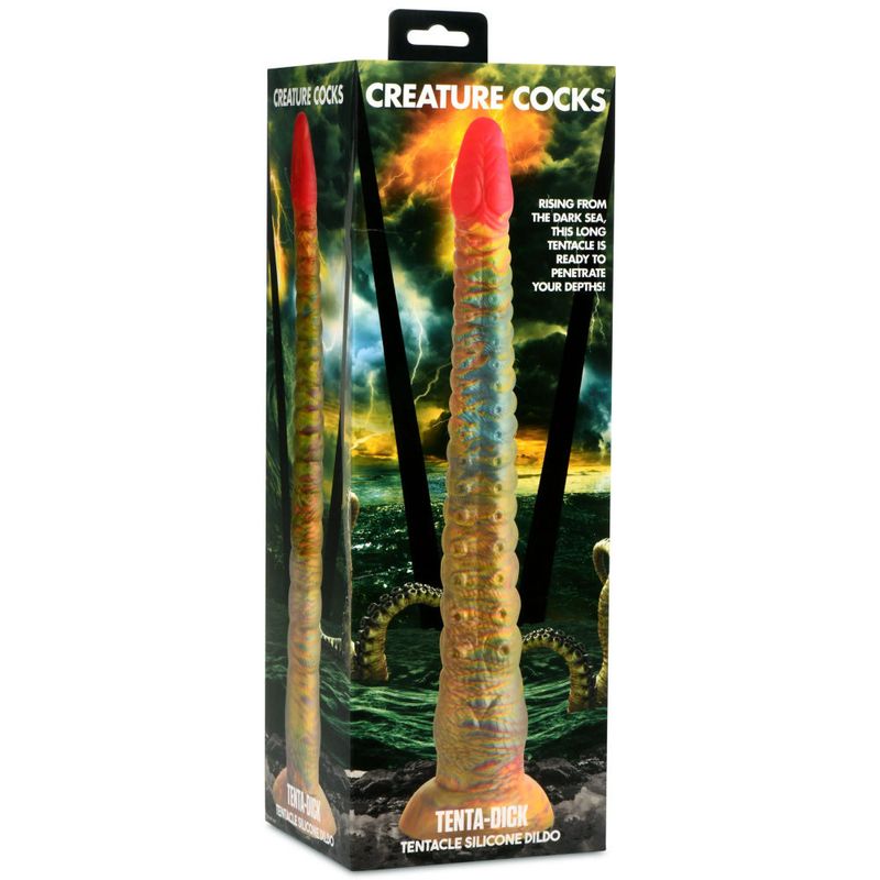 This long tentacle will reach deep inside you! Designed for backdoor enjoyment