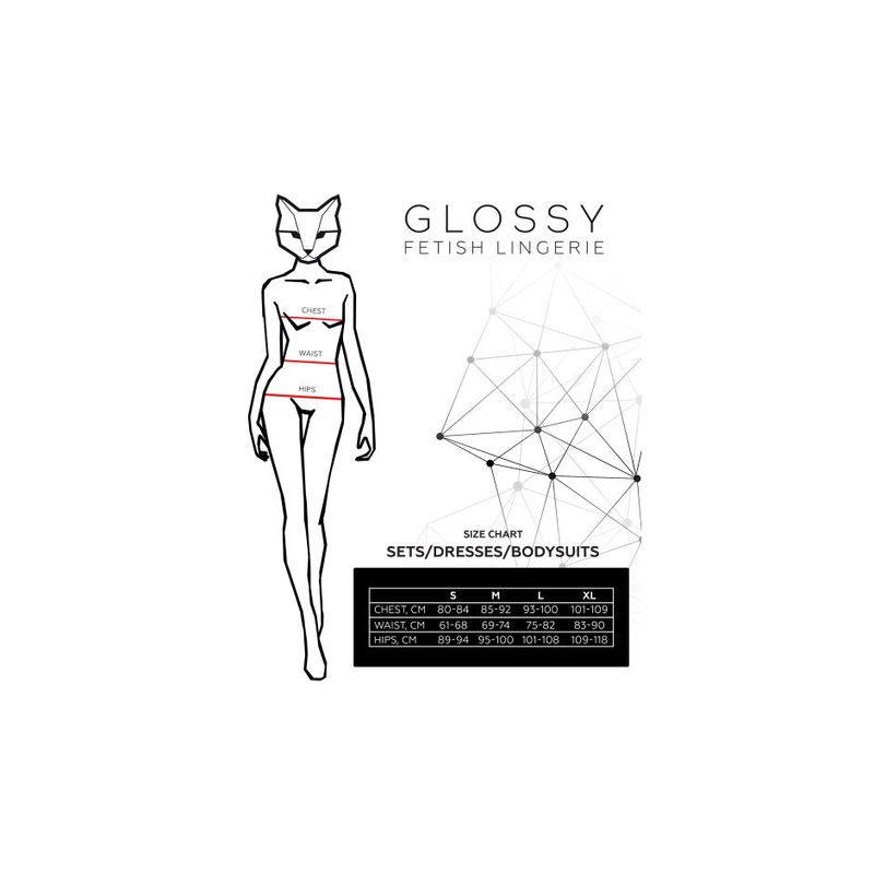 Intriguing transparent dress made of black mesh. Includes bra and panties under the dress.