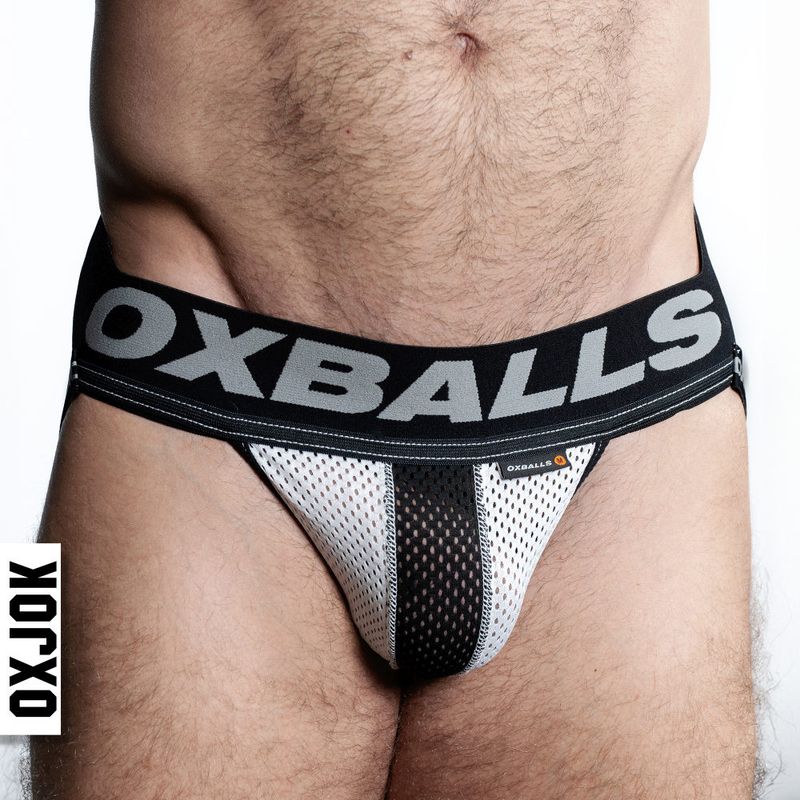 The bold OXBALLS brand waistband is firm enough it won’t roll