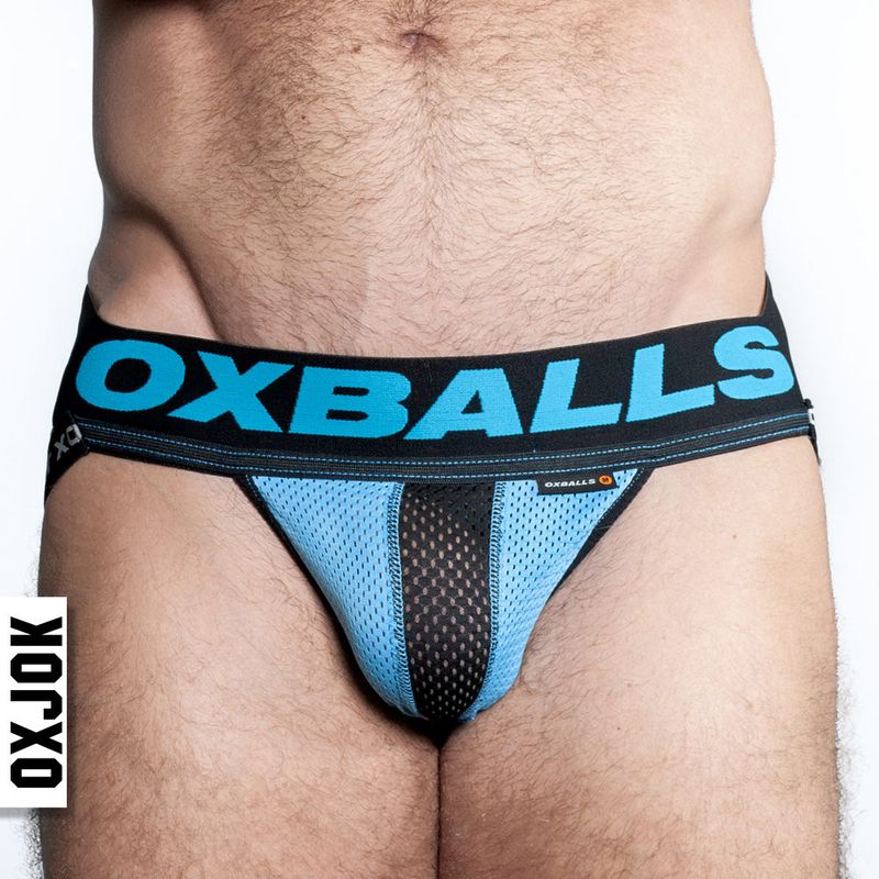 The bold OXBALLS brand waistband is firm enough it won’t roll