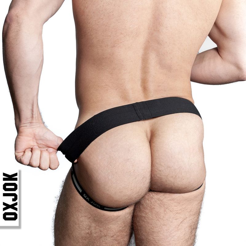 The bold OXBALLS brand waistband is firm enough it won’t roll