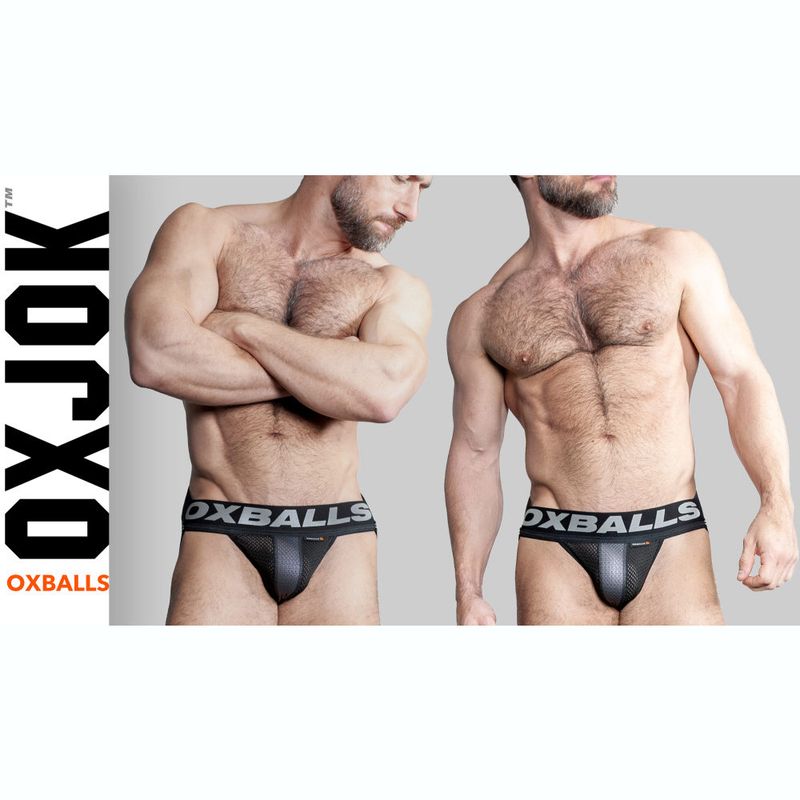 The bold OXBALLS brand waistband is firm enough it won’t roll