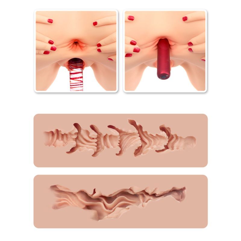 designed to replicate real female anatomy in a hip-down