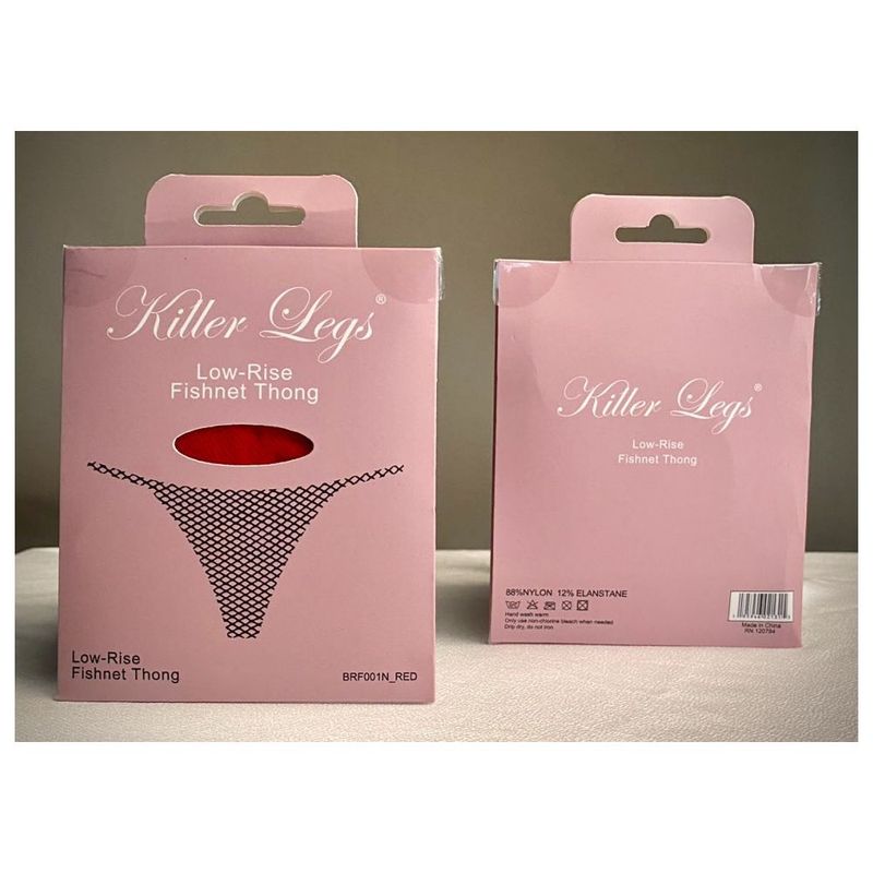 Mesh Net G-String Fuchsia - Image 3