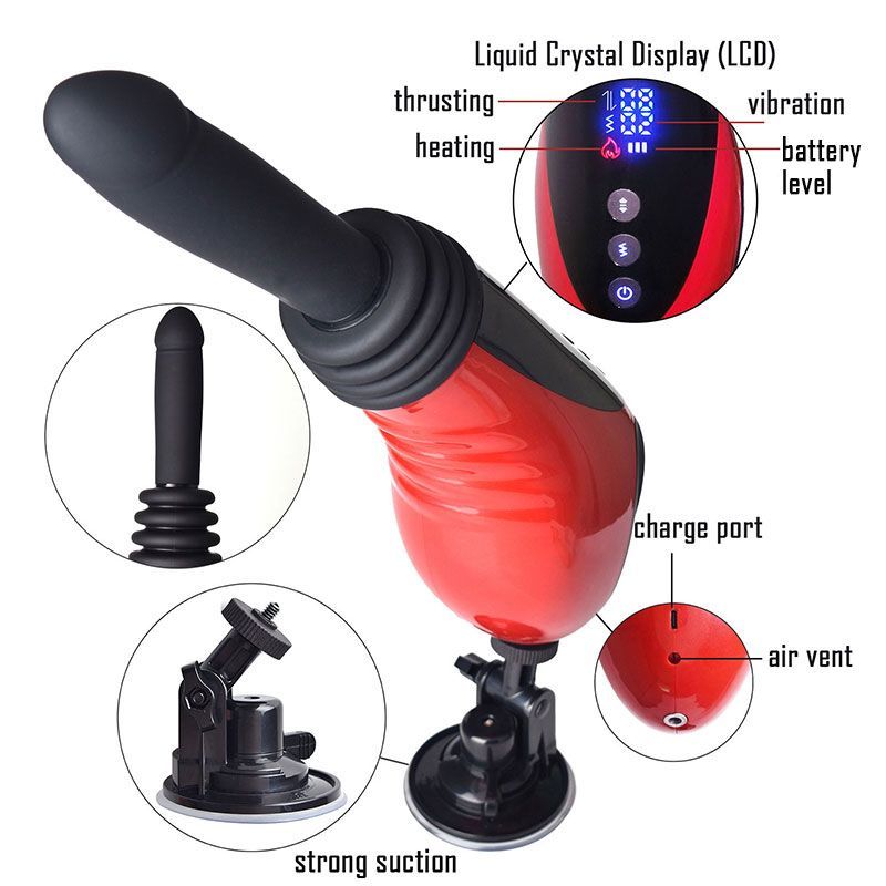 paired with 9 vibration speeds that shake you to the core. Add in intelligent heating and a 14.5cm silicone shaft that warms to body temperature