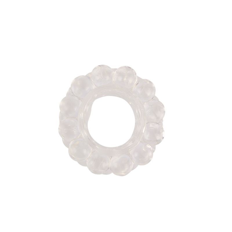 This crystal-clear cockring is built for comfort and performance. Made from soft