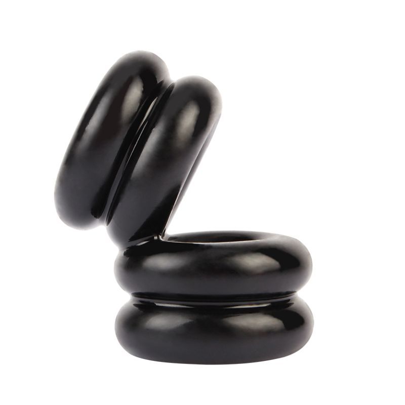 the Double Stacked Dual Pleasure Ring delivers raw power and relentless endurance. Its bold