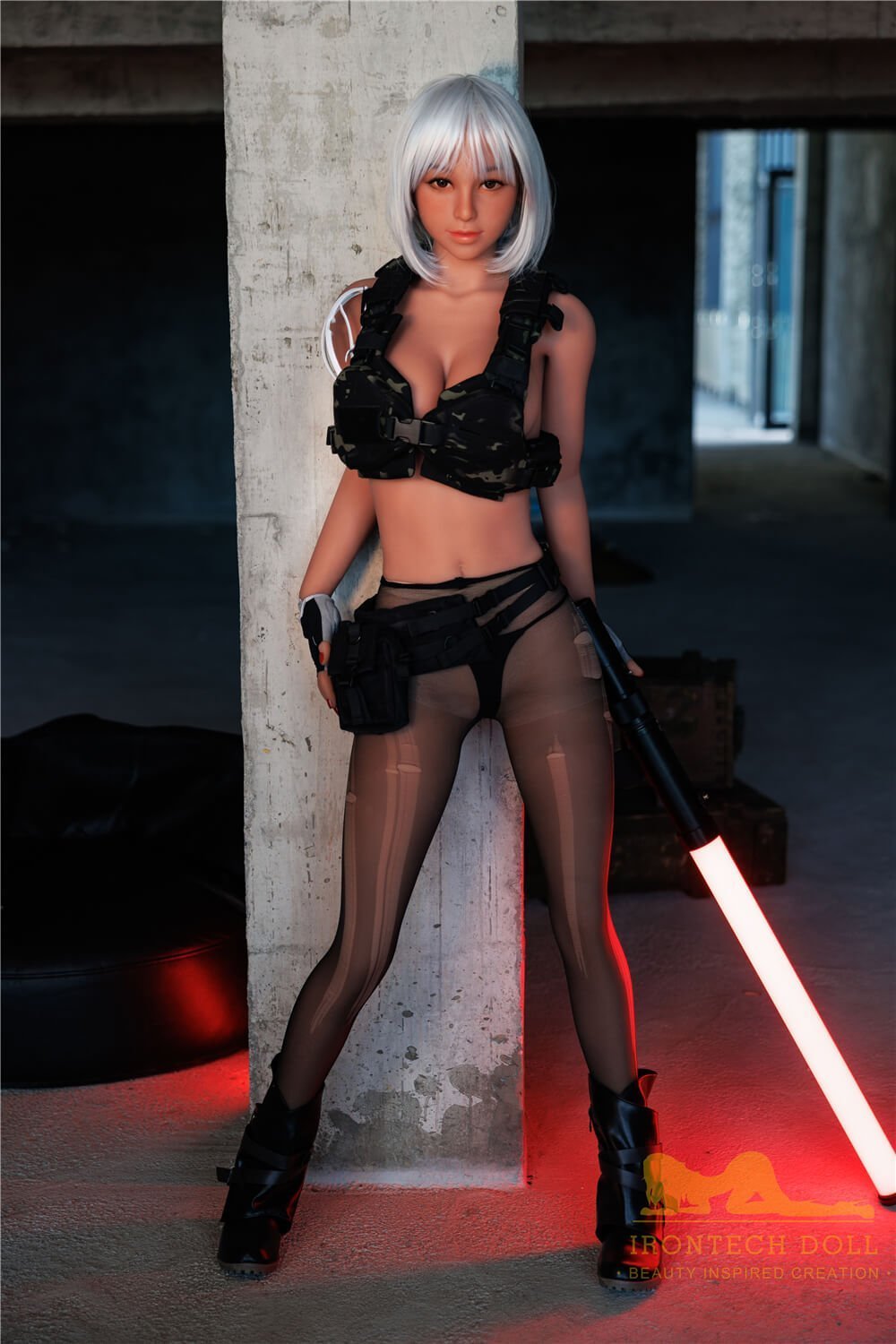 Miki is always a charming girl. This time she wants to cosplay a sword. Will you like to have fun with her?