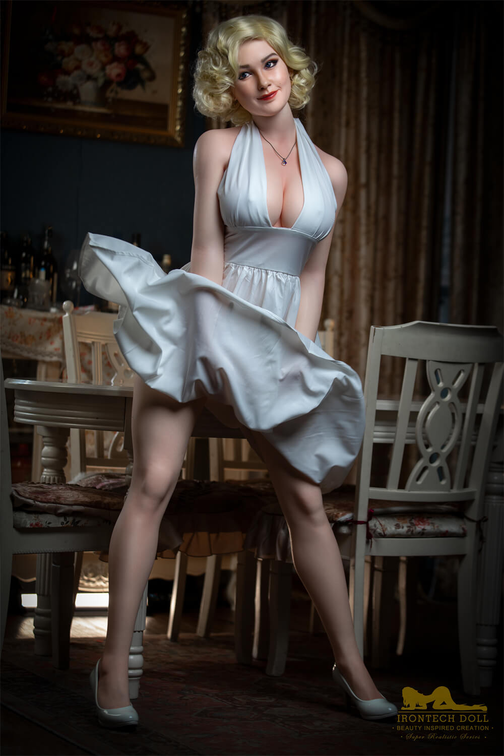 Celebrity Sex Dolls Carmel's allure is a reflection of the Hollywood glamour that Marilyn Monroe epitomized. With her striking beauty and sensual curves